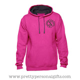 Monogram Hoodie Sweatshirt - 2 tone sweatshirt