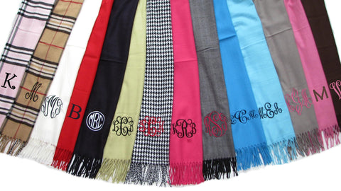 Scarf with Monogram – Pretty Personal Gifts