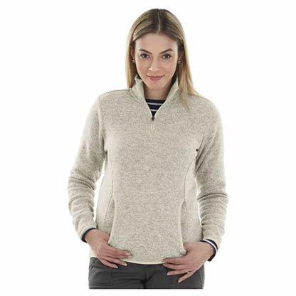 Ladies Quarter Zip Pullover For Nurse, Doctor, Medical Professional