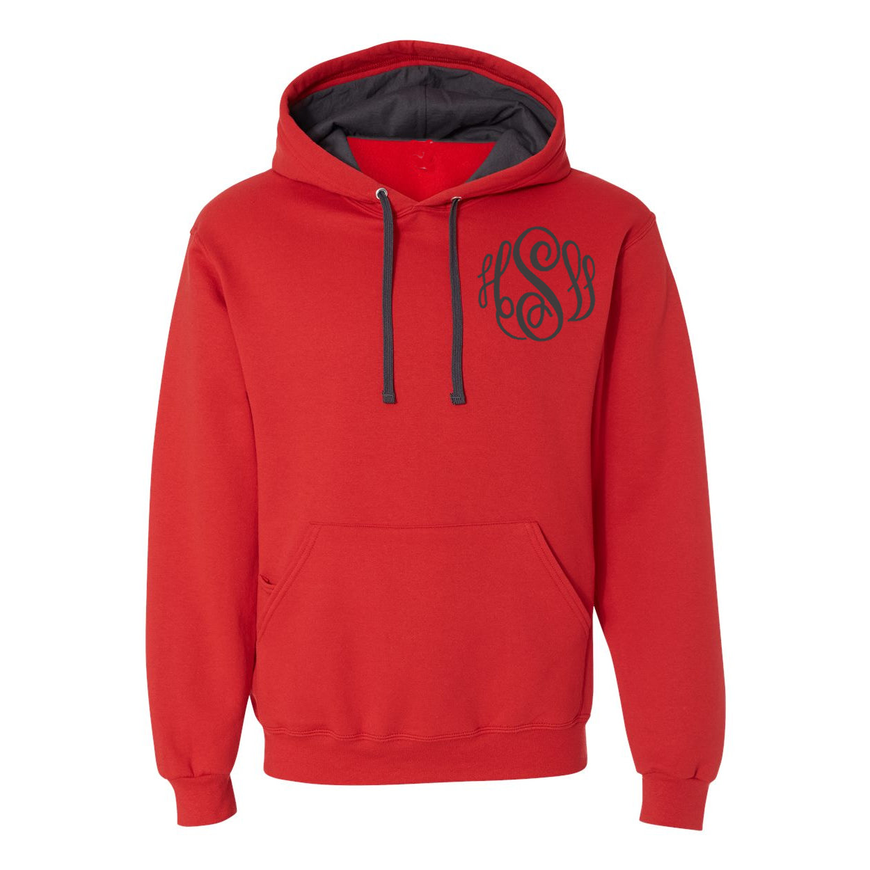 Monogram Hoodie Sweatshirt - 2 tone sweatshirt