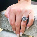 monogram ring