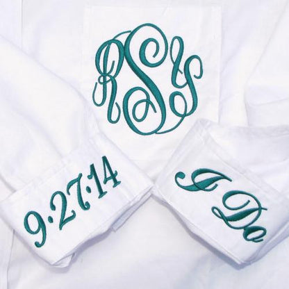 Monogrammed Bridal Party Shirts