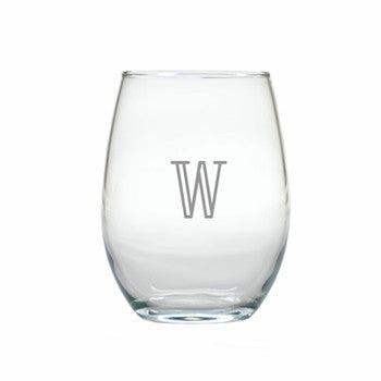 Stemless Wine Glass Personalized - set of 4