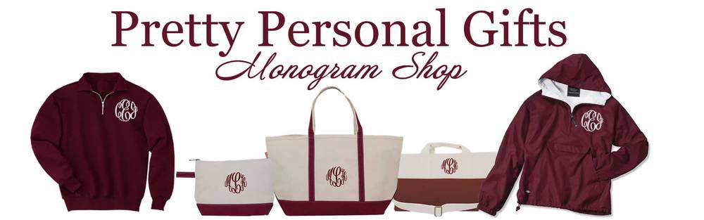 Monogrammed Canvas Tote Bag - 5 colors – Pretty Personal Gifts